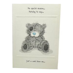 Me To You - Cute FRIENDSHIP Card, Teddy Bear Cheer Up Your Day + Envelope